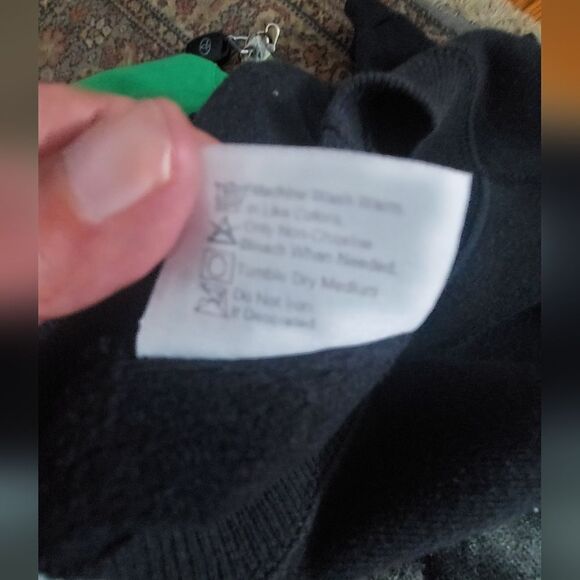 Vintage 1990s Halloween Sweatshirt Handpainted Pumpkin Ghost Bat Size XL - Picture 3 of 9